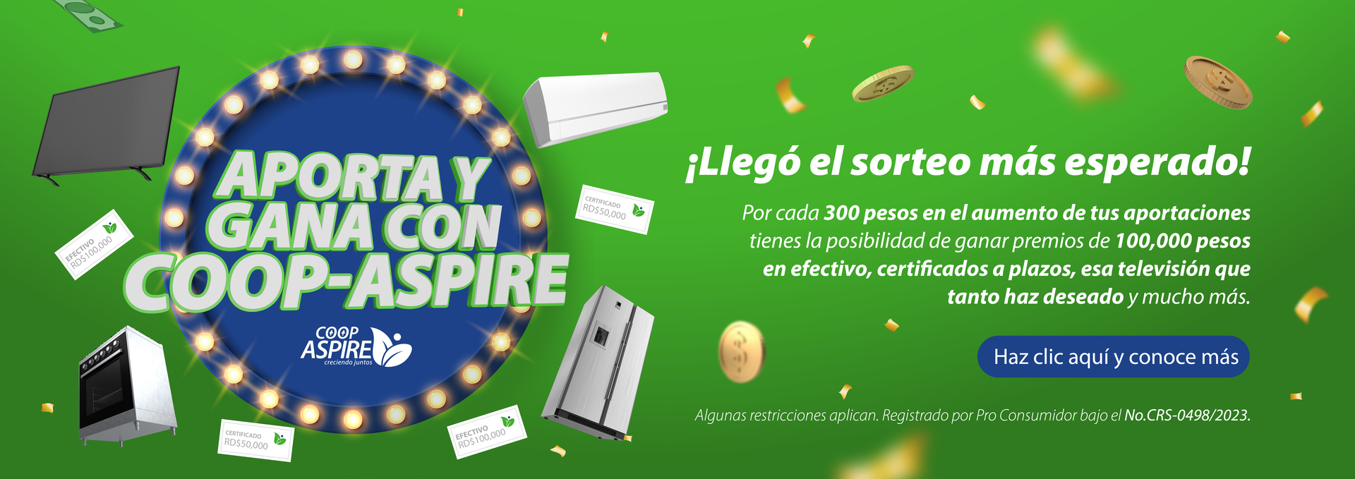 COOPASPIRE – BANNER SORTEO 2023 DESKTOP REDUCIDO