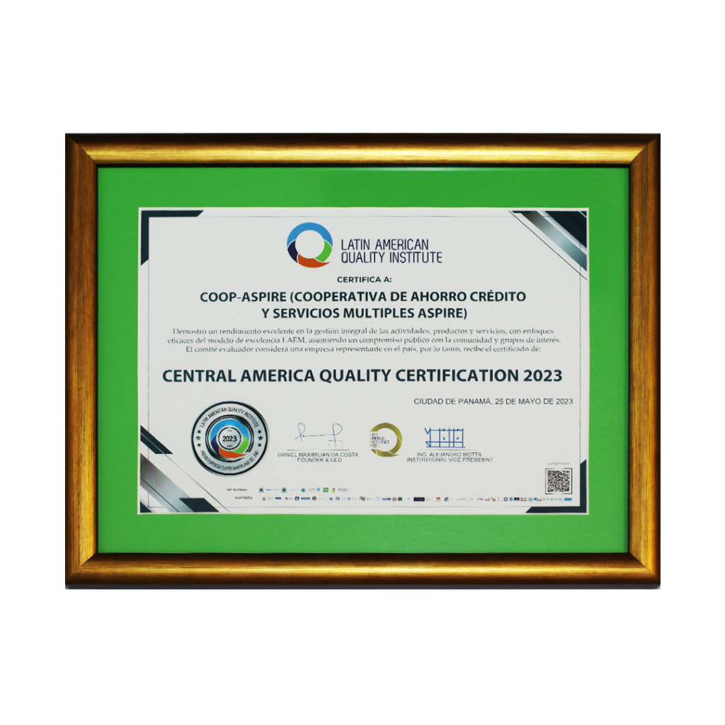 Central amercan qualiity intitute 2023