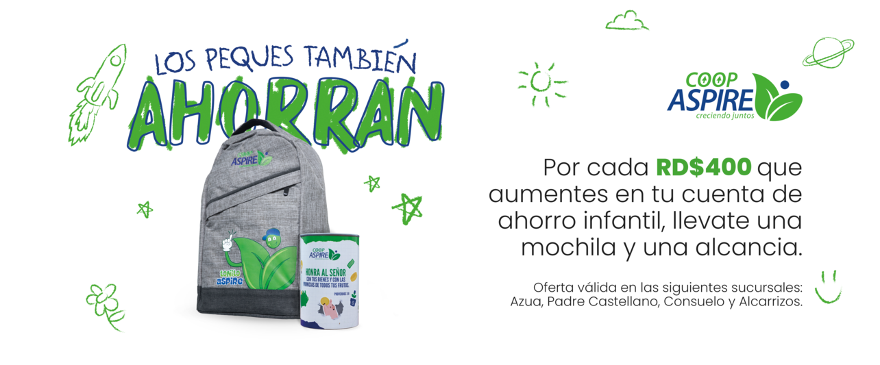 Promo cuenta infantil - Banner version web